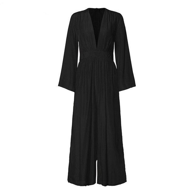 kombinezon retro bohema czarny