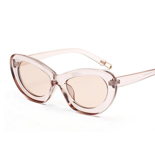 retro okulary przeciwsłoneczne beżowe lata 40-te