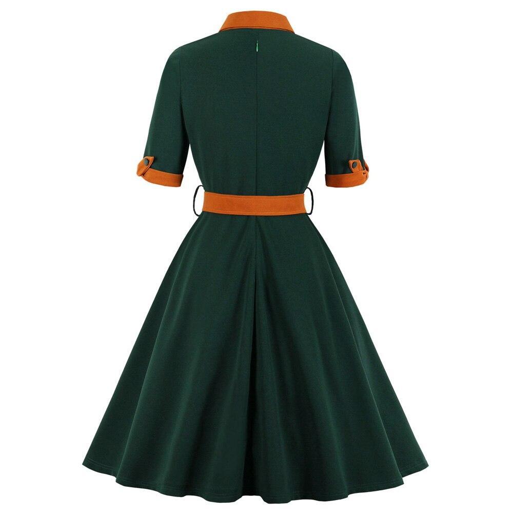 sukienka retro 40 lata do pół łydki