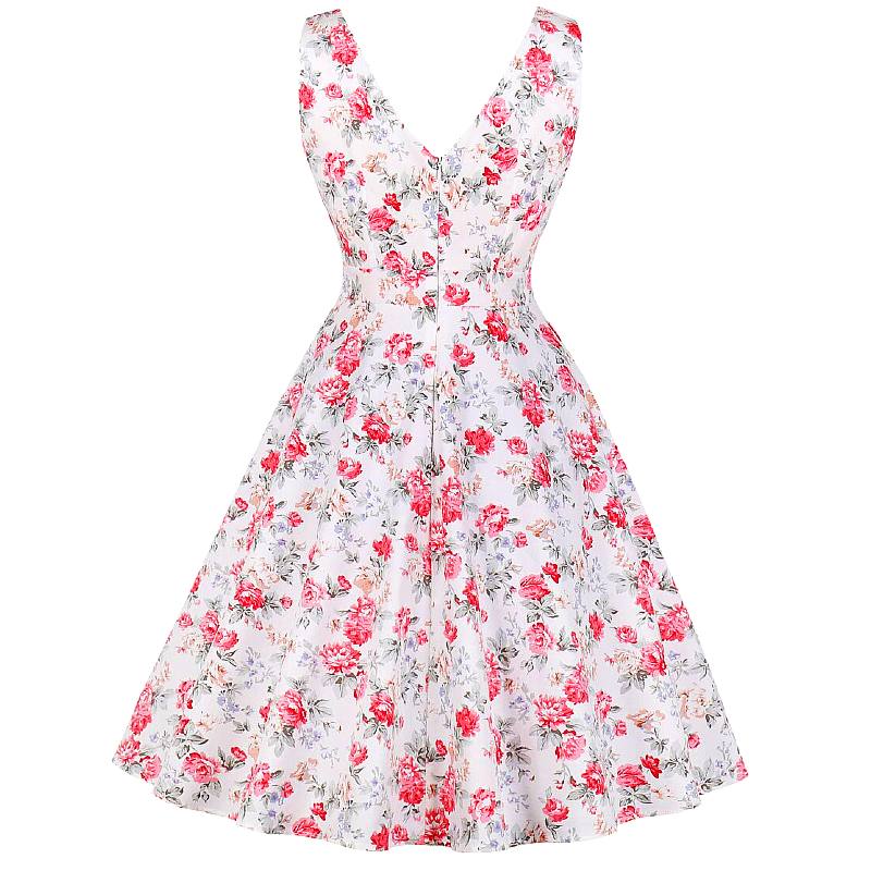 sukienka retro 60 lata w stylu pin up