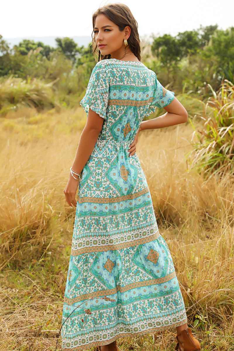 Sukienki Retro lata 70 Zwiewna Boho