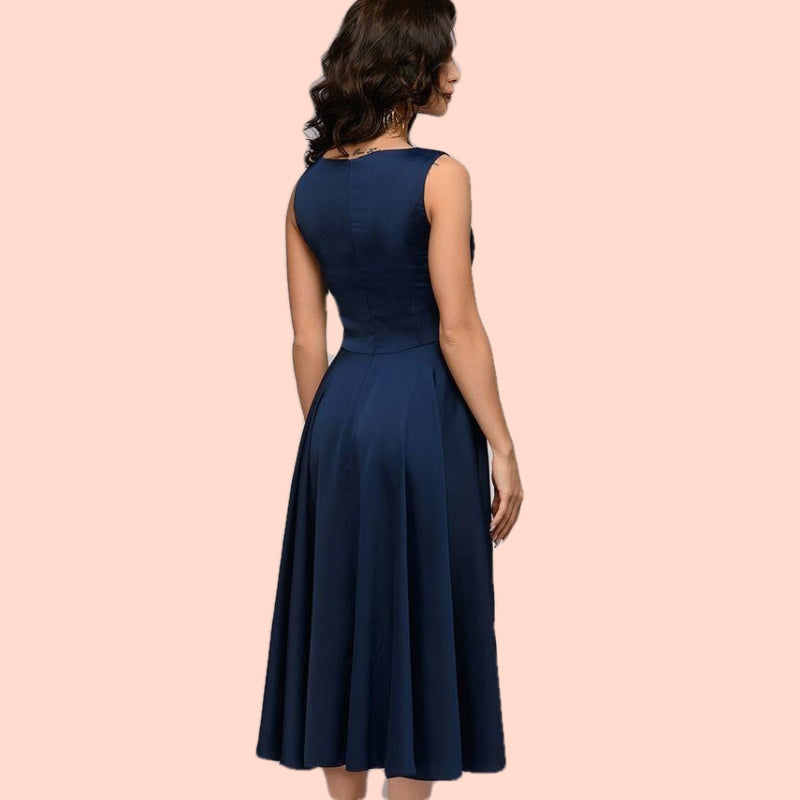 vintage elegancka sukienka