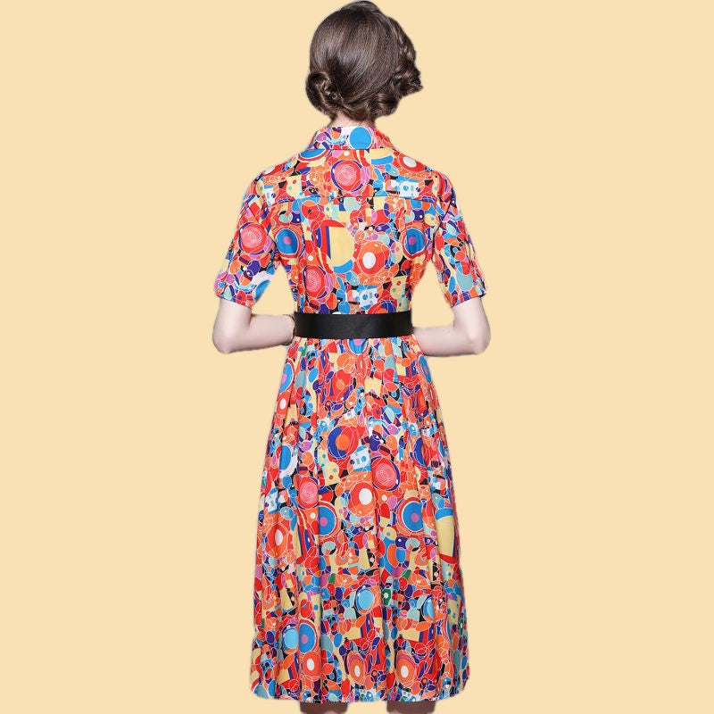 Sukienka retro w stylu lat 60