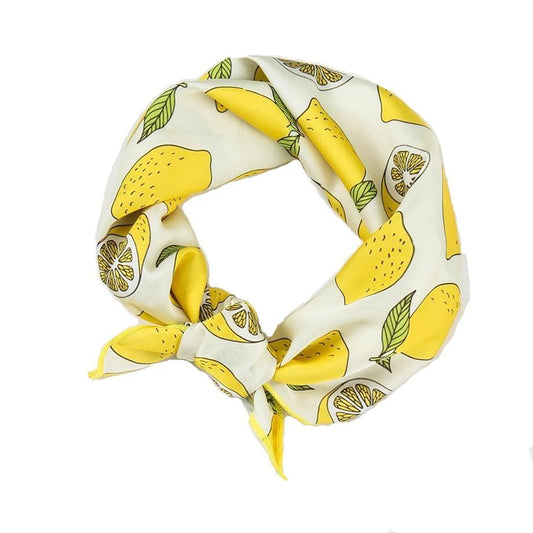 apaszka retro w cytryny