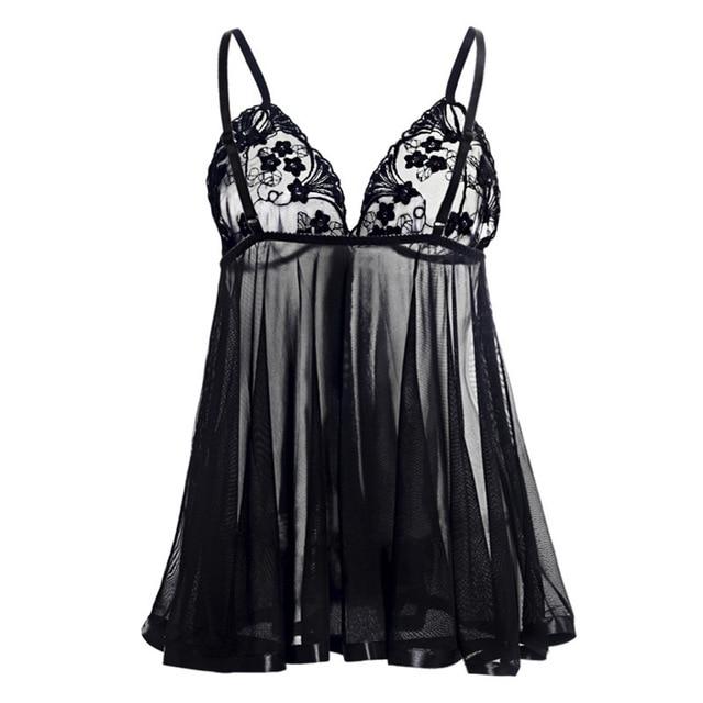 Koszulka Babydoll lata 60-te Czarna