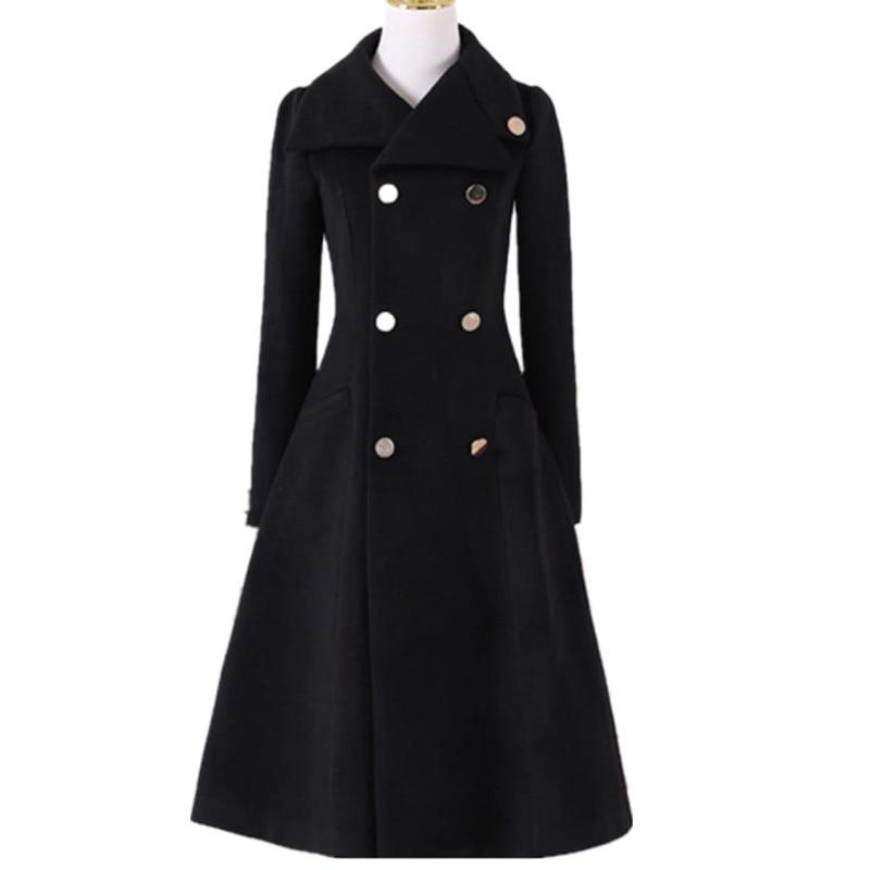 płaszcz w stylu retro rozszerzany lata 40-te Hepburn