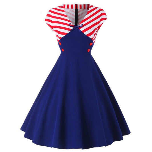 sukienka retro lata 50 rockabilly